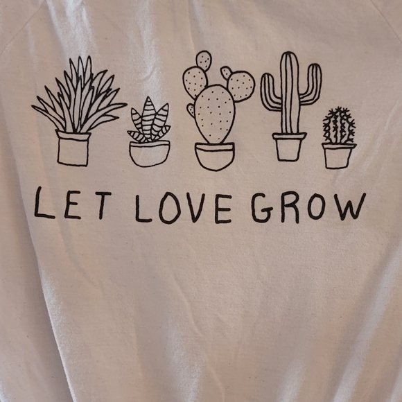 Fifth Sun- Let Love Grow Cacti Tie Front T-Shirt - Picture 3 of 7